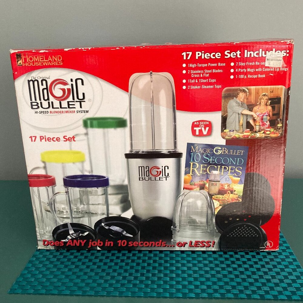 Magic Bullet Original  17 Pc.Set EUC